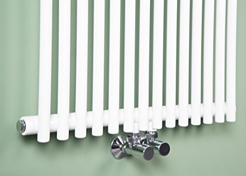 Designheizkörper Designer Heizung Vertikal 1400x580mm Weiß - 3