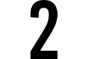 ShirtInStyle Zahlen selbsklebende Aufkleber, von 2-20cm Höhe, Mülltone, Haustür, Basteln, Boote, Nummern, Kennzeichen, Ziffer 2-12cm, schwarz