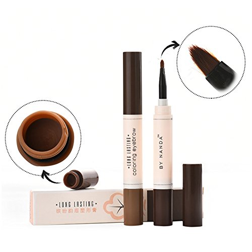 ROPALIA 5 Farben Wasserdichte Augenbrauen Gel Creme Mit Pinsel - 4