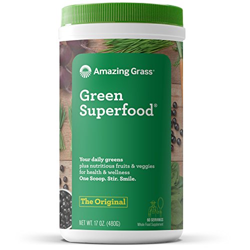 Amazing Grass Green SuperFood, 60-Servings, 17-Ounce Tub