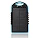 Solar Charger, Solar Power Bank 5000mAh Portable Rugged Shockproof Dual USB Solar Power Charger Backup External Battery Power Pack Constructed with a Solar Panel for Emergency Charging RS.2647.00