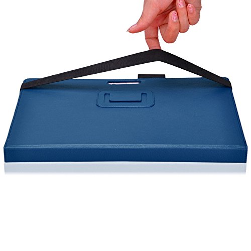 Microsoft Surface Pro 4 Cover Tasche mit praktischer Stand Funktion Case aus robustem Kunstleder kombiniert Schutz und Design für Ihr Microsoft Surface Pro 4 Hülle Case Blau von NAUC® - 8