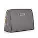 CHICECO Handy Nylon Large Makeup Bag Toiletry Bag Organizer - Grey