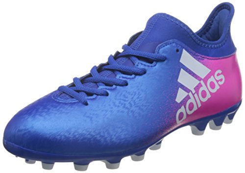 adidas Herren X 16.3 Ag Fuballschuhe, Blau (Blue/Ftwr White/Shock Pink), 46 2/3 EU