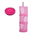 Winstory Pink Hanging Storage With 3 Tiers for Children's Room Hall Bathroom