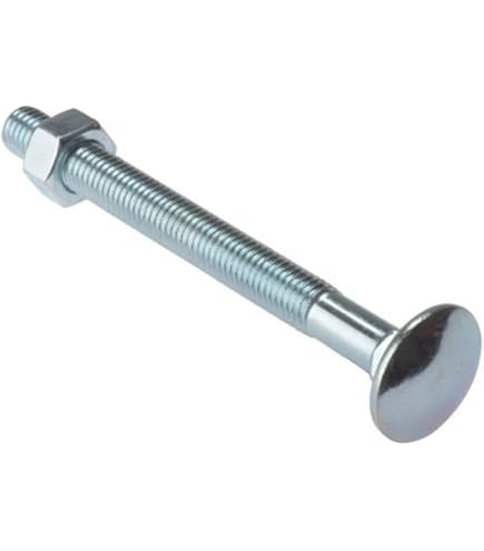 3/8"-16 X 12 Hot Dipped Galvanized Carriage Bolt, Grade A, 6" Of Thread, Quantit