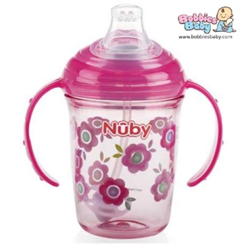 Grip'n'Sip Sipeez First Cup from Nuby Age 4-12m BPA Free (Flowers)