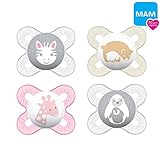 'MAM "Skin Soft silicona chupete Start - Juego de 4