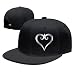 Produktbild Kingdom Hearts Platinum Style Baseball Snapback Hat Black QW4818