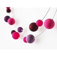 Polariskette Kette pink lila bee