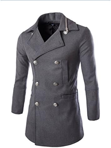 Daily Simple Autumn Winter Coat Solid Men's Casual V-Neck Sleeveless Regular Cotton
