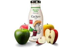 CUCKOO FRUITS - Pack Zumo de Manzana Turbia, Zumo Artesanal, 25 cl (Pack de 24)