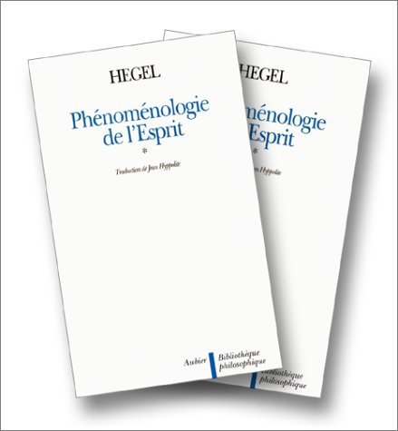 couverture de : Ph&eacute;nom&eacute;nologie de l'esprit