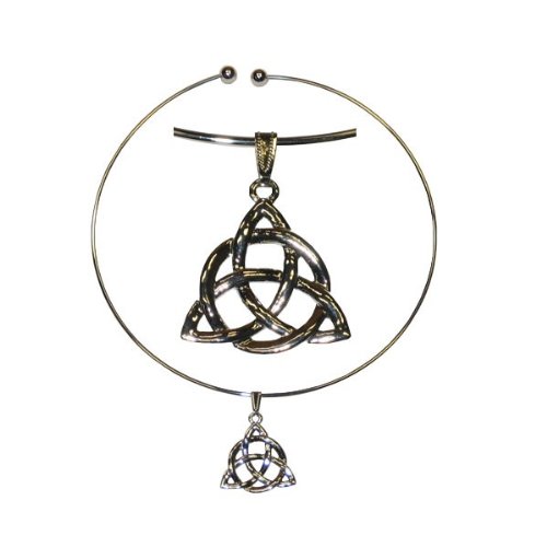 Preisvergleich Produktbild BDSM Triskele Halsreif mit Keltischem Anhänger