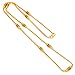 Jewar Gold-Plated Chain Necklace For Unisex RS.278.00
