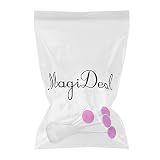 MagiDeal Acryl Vase Design USB LED Nachtlicht Nachttischlampen Schreibtisch Lampe Licht Stimmungslicht für Schlafzimmer Kinderzimmer Tisch Deko – Lila - 2