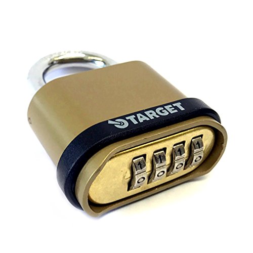 Target Locks 4 Digit Combination 57mm Heavy Duty High Security Padlock