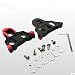 Produktbild Bigherdez Autobahn Reitschuhe Schiene Set selbstsichernde Iron Line Rennrad Schuhe Cleats Sicherungsplatte Schiene für Fahrrad Pedal