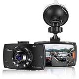 SOOTEWAY Upgraded Dash Cam 1080P Dashcam for Car Dash Camera with Super Night Vision, Built in G-Sensor, Loop Recording,Parki