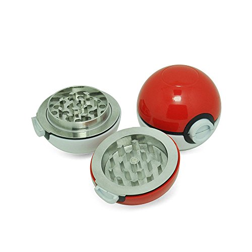 Preisvergleich Produktbild Pokemon Pokeball Grinder / Crusher Weed / 3-Teilig 55mm