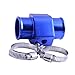 Generic Aluminum Car 28mm Water Temperature Sensor Adaptor Gauge Radiator Adaptor Hose Clamps 1/8 NPT TEMP Gauge Blue RS.485.00