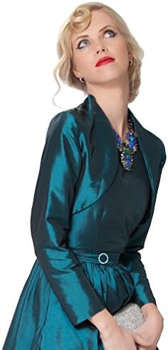 Gorgeous Taffeta/Matt Evening Dress Jacket Bolero in several colours - Taffeta Bolero