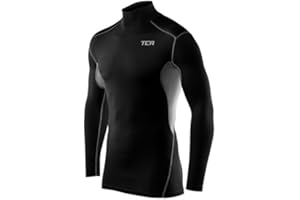 TCA Hyperfusion Compression Base Layer Maglia Manica Lunga sotto Maglia da Uomo e Ragazzo - Girocollo
