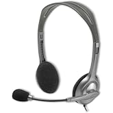 Logitech H110 Kablolu Stereo Kulak &Uuml;st&uuml; Mikrofonlu Kulaklık, 3,5 mm Jak Girişi, Gri