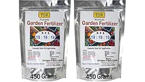 TSR Organic Fertilisers & Pesticides All Purpose Garden Fertilizer NPK Soil Application Granules 19:19:19, 900gm