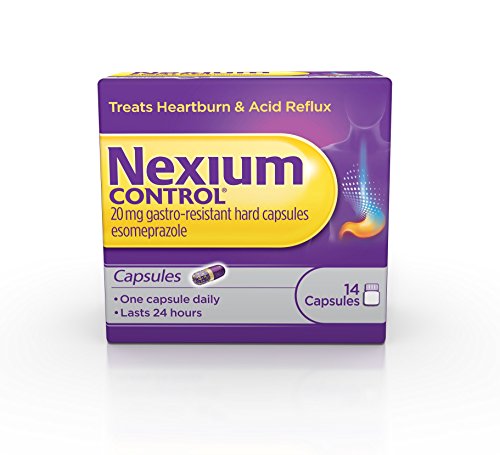 Nexium Control (14 Count) Heartburn and Acid Reflux Relief Capsules, 20mg Gastro-Resistant Esomeprazole Capsules