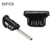 Produktbild traline 50PCS Anti-Staub-Stecker-Kappen-Abdeckung Set Ersatz-Staubdichtes Cap für Android Samsung Ladegerät Hafen + 3,5 mm Kopfhörer-Klinkenstecker