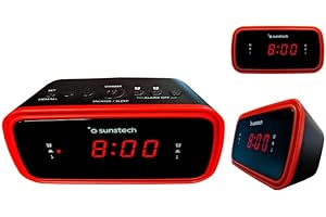 Sunstech Radio Reloj Despertador con Radio FM