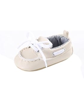 Baby schuhe Jamicy® Baby Mädchen Jungen Schnürung Leder Turnschuh rutschfeste weiche Sole Kleinkind