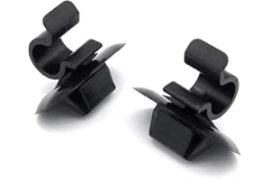 VVO Fasteners - Soporte para capó (2 unidades), color negro