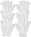 Exfoliating Bath Shower Gloves, Deep Body Scrub Mitt Removes Dead Skin, Stimulates Circulation, Firms Skin, Reduces Wrinkles, Scars, Cellulite and Stretch Marks. 3 Pairs, By Christina Moss Naturals.