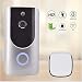 Produktbild HUIJIN1 Drahtlose Video Doorbell, WiFi Smart Doorbell 720P HD Kamera mit Real-Time 2-Way Talk, Night Vision, PIR Motion Detection und App Remote Control für iOS und Android