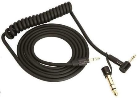 SuperBZ Black Aux Auxiliary Replacement Pro and Detox Edition Cable Wire Cord for Monster Solo Beats Studio Headphones By Dr Dre Solo Studio Solohd Headphones Cable 1.2m
