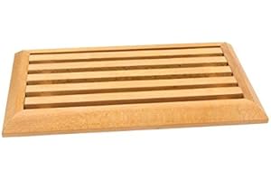 ROGER ORFEVRE - Planche à Pain Hètre avec grille ramasse-miettes *