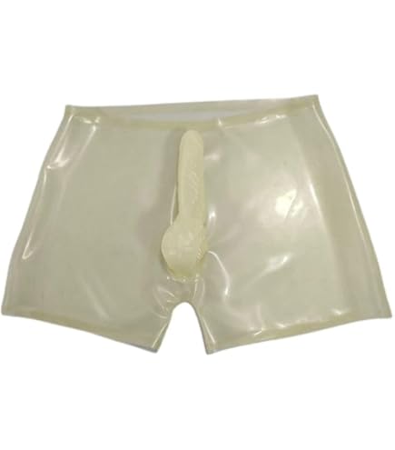 The Latex Collection Latex-Boxershorts mit Penishlle, S/M, transparent :  Amazon.de: Drogerie & Krperpflege
