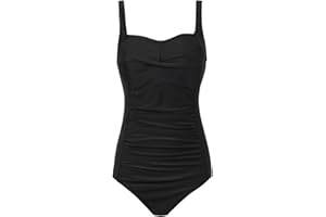 Aidotop Womens One Piece Swimsuit Tummy Control with Ruched Monokinis Tribal Swimsuits