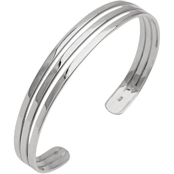 Treasure Bay Bracciale Rigido Da Donna In Argento Sterling 925 Martellato B 1098266
