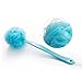Monkeybrother Shower Scrubber Loofah Sponge Bath Body Back Brush with Long Handle (blue)