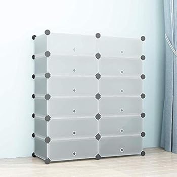 SIMPDIY Tragbarer Schuhschrank-Aufbewahrungs-Organisator Schuhkoffer