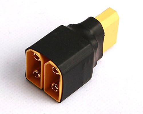 XT90 Parallel Adapter 2 Male to 1 Female Lipo Battery Converter Connector Plug