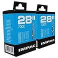 Impac 2 sztuki dętki koła 28" / 700c 28-45c (28-47/622-635) zawór Presta - podwójne opakowanie