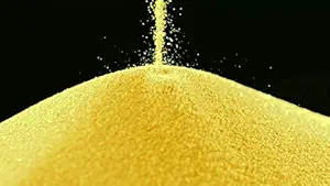 OhhSome 2Kg Yellow Fine Sand Natural Pebbles Stone for Home Decoration and Aquarium [2Kg]