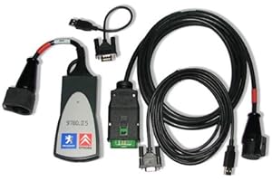 HORLAT Lexia 3 Interfaz de diagnóstico de CHIP-REV. C COMPLETA para Citroen Peugeot, DIAGBOX 7.83