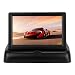 Produktbild NAVISKAUTO 4,3" Faltbar Auto KFZ Monitor Farb TFT LCD Anzeige Spiegel Mini DVD VCR PAL/NTSC 2 Video Eingang für Auto Rückfahrkamera Rückfahrsystem Einparkhilfe Schwarz (Y0074)