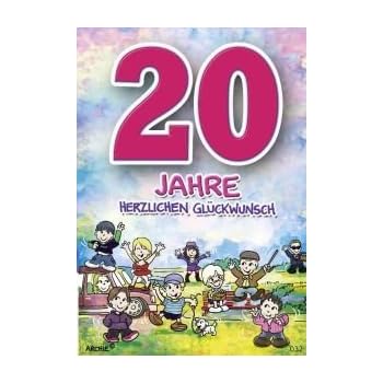 lustige Geburtstagskarte zum 20. Amazon.de Küche & Haushalt