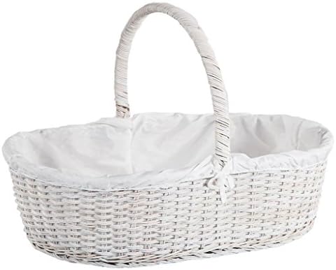CREATIONS Meng Oval Basket – medula Lac. Blan. Lining ref-13643